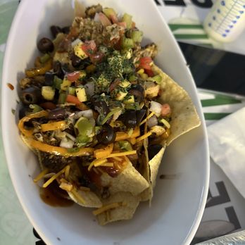 Gray Jett Café - Vegan nachos off the Game Day menu - Comfort Food Near Me - Milwaukee, Wisconsin