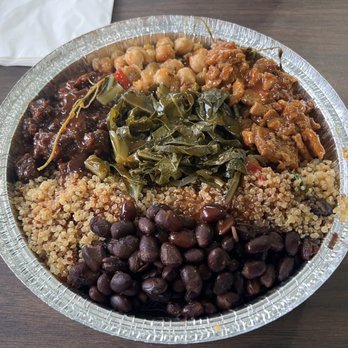 Belmont Vegetarian - Quinoa, collard greens, chickpeas, bbq steak, sweet and sour chicken, black beans. - Vegan Near Me - Worcester, Massachusetts Belmont Vegetarian - Quinoa, collard greens, chickpeas, bbq steak, sweet and sour chicken, black beans. - Vegan Near Me - Worcester, Massachusetts