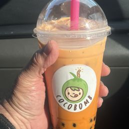 Thai Iced Tea w/boba Thai Iced Tea w/boba