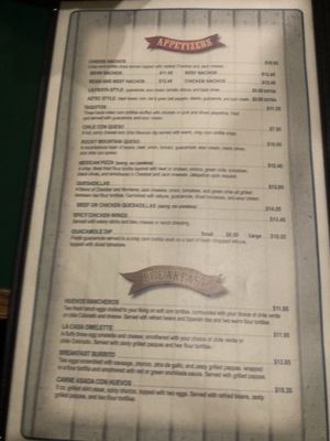 Menu photo 4 La Casa Fiesta Restaurant Monument, CO
