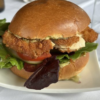 Basil's Restaurant & Tapas Bar - Chicken Sandwich - Mediterranean Near Me - Atlanta, Georgia