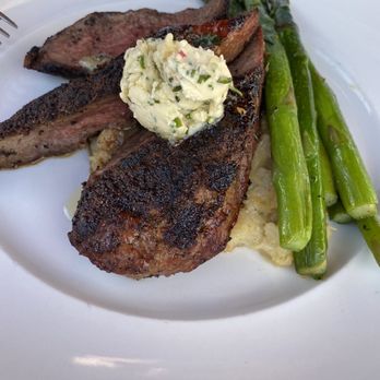 Seasons 52 - Wood-Grilled Kona-Crusted Lamb Loin* - New American Near Me - Albuquerque, New Mexico
