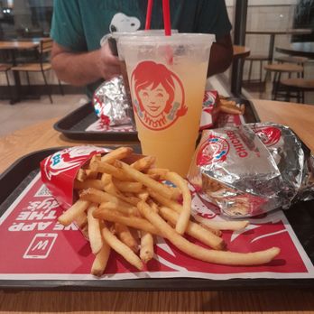 Wendy's - Chicken Asiago Ranch with fries and Mango Lemonade - Burgers Near Me - Columbia, Maryland Wendy's - Chicken Asiago Ranch with fries and Mango Lemonade - Burgers Near Me - Columbia, Maryland