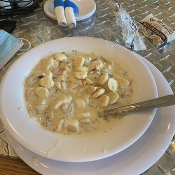 Shipwrecked Brew Pub - Seafood chowder - American Near Me - Egg Harbor, Wisconsin Shipwrecked Brew Pub - Seafood chowder - American Near Me - Egg Harbor, Wisconsin