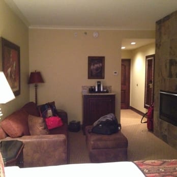 The Lodge at Jackson Hole - Couch and fireplace! - Hotels Near Me - Jackson, Wyoming