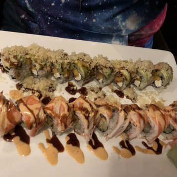 Sakura - Crazy Monkey Roll and Shaggy Dog Roll - Sushi Bars Near Me - Pearland, Texas Sakura - Crazy Monkey Roll and Shaggy Dog Roll - Sushi Bars Near Me - Pearland, Texas