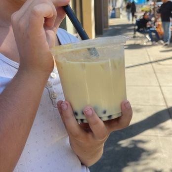 Open Rice Kitchen - Mango milk tea boba - Chinese Near Me - Davis, California
