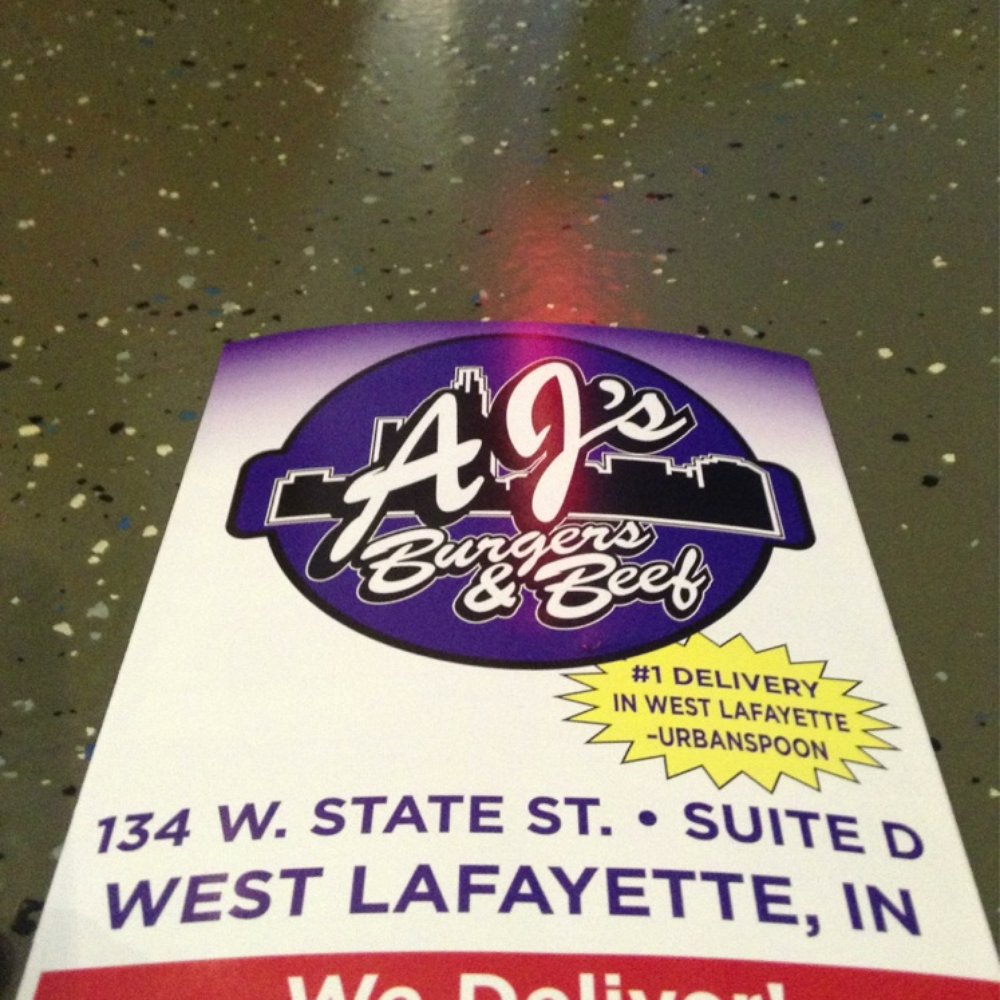 AJ's - Ajs menu! They deliver - American Near Me - West Lafayette, Indiana