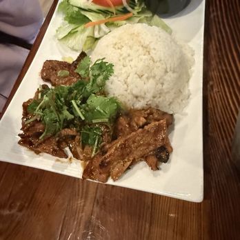 Pho Island III - Grilled pork rice plate- definitely was good - Vietnamese Near Me - Modesto, California