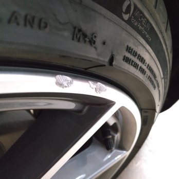 A+ Alloy Wheel Repair - 2022 Genesis Before - Wheel & Rim Repair Near Me - Fairfax, Virginia
