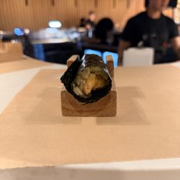 Scallop Handroll (5 5 Hand Roll Set (Salmon, Spicy Tuna, Aberjack, Scallop, Blue Crab) Scallop Handroll (5 5 Hand Roll Set (Salmon, Spicy Tuna, Aberjack, Scallop, Blue Crab)