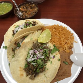Tres Reinas Market - I had the 3 taco plate. Pictured is the carne asada. Available in Carnitas, pollo, barbaquoa, or cabeza. - Mexican Near Me - Enumclaw, Washington Tres Reinas Market - I had the 3 taco plate. Pictured is the carne asada. Available in Carnitas, pollo, barbaquoa, or cabeza. - Mexican Near Me - Enumclaw, Washington