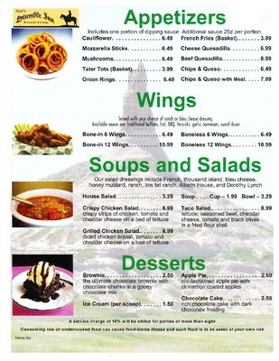 Menu photo 4 Nate's Stumble Inn Bar & Grill Bennington, NE Menu photo 4 Nate's Stumble Inn Bar & Grill Bennington, NE
