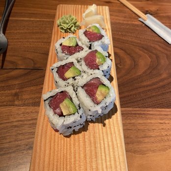 Laughing Monk Cafe - Tuna-Avo Roll - Sushi Bars Near Me - Wellesley, Massachusetts Laughing Monk Cafe - Tuna-Avo Roll - Sushi Bars Near Me - Wellesley, Massachusetts