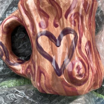 The Pottery Place And More - Purples over brown turned out so pretty! - Paint-Your-Own Pottery Near Me - Modesto, California The Pottery Place And More - Purples over brown turned out so pretty! - Paint-Your-Own Pottery Near Me - Modesto, California