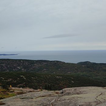 Cadillac Mountain North Ridge Trail - This is a view looking from Cadillac Mountain toward Frenchmans Bay. Photo taken October 2, 2019. - Hiking Near Me Cadillac Mountain North Ridge Trail - This is a view looking from Cadillac Mountain toward Frenchmans Bay. Photo taken October 2, 2019. - Hiking Near Me