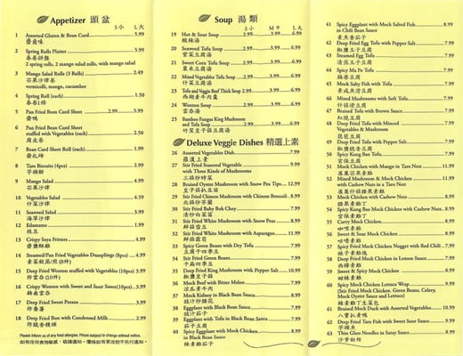 Menu photo 7 Greens Vegetarian Restaurant Toronto, ON Menu photo 7 Greens Vegetarian Restaurant Toronto, ON