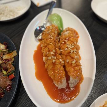 Mala Sichuan Bistro - squirrel tail fish with pine nuts - Szechuan Near Me - Houston, Texas Mala Sichuan Bistro - squirrel tail fish with pine nuts - Szechuan Near Me - Houston, Texas