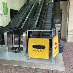The escalator to go up into Publix is always broken I would say at least five or six times a month. The escalator to go up into Publix is always broken I would say at least five or six times a month.