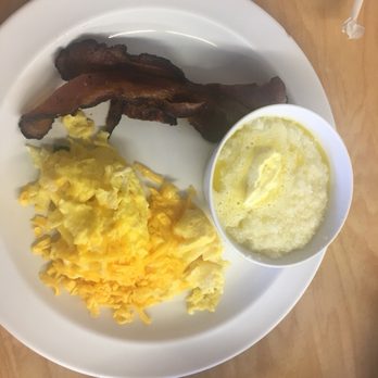 The Serving Spoon - Pancakes sausage and cheese eggs grits and some bacon!!! Supwr good - Breakfast & Brunch Near Me - Inglewood, California