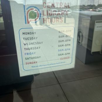 Bossier Central Library - Hours - Libraries Near Me - Bossier City, Louisiana