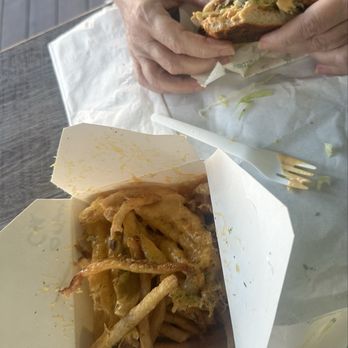 Palms n' Patties - Cheese burger PNP fries - Burgers Near Me - Costa Mesa, California Palms n' Patties - Cheese burger PNP fries - Burgers Near Me - Costa Mesa, California