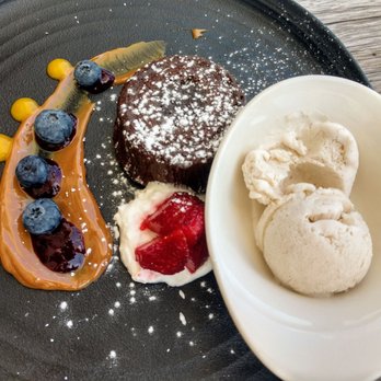 BALEENkitchen - from the Miami spice lunch menu  Sept 2019 molten lava chocolate cake - New American Near Me - Sunny Isles Beach, Florida
