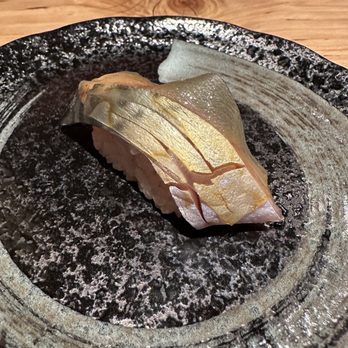 Sushi Jin - Topped with white kelp. - Sushi Bars Near Me - Mountain View, California Sushi Jin - Topped with white kelp. - Sushi Bars Near Me - Mountain View, California