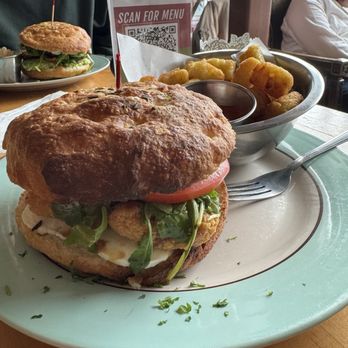 Van Gogh's Ear Cafe - Chicken Focaccia Sandwich - Cafes Near Me - Union, New Jersey