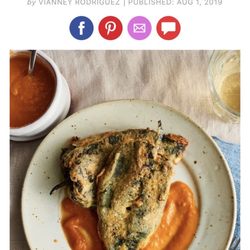 El Cotija - What a chili relleno is!!
