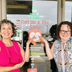 Curl Up and Dye - Mom & Daughter cuts!