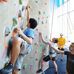 Drexel Recreation Center - The Drexel Rec Center has a 28 ft climbing wall and access to the wall comes included with your membership.