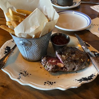 Haywire - 8 oz garlic stuffed filet - New American Near Me - Plano, Texas Haywire - 8 oz garlic stuffed filet - New American Near Me - Plano, Texas
