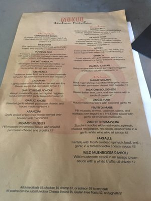 Menu photo 5 Mondo Italian Kitchen Milton, GA Menu photo 5 Mondo Italian Kitchen Milton, GA