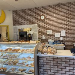 Bakery Crescent - The counter in their smallish space.
