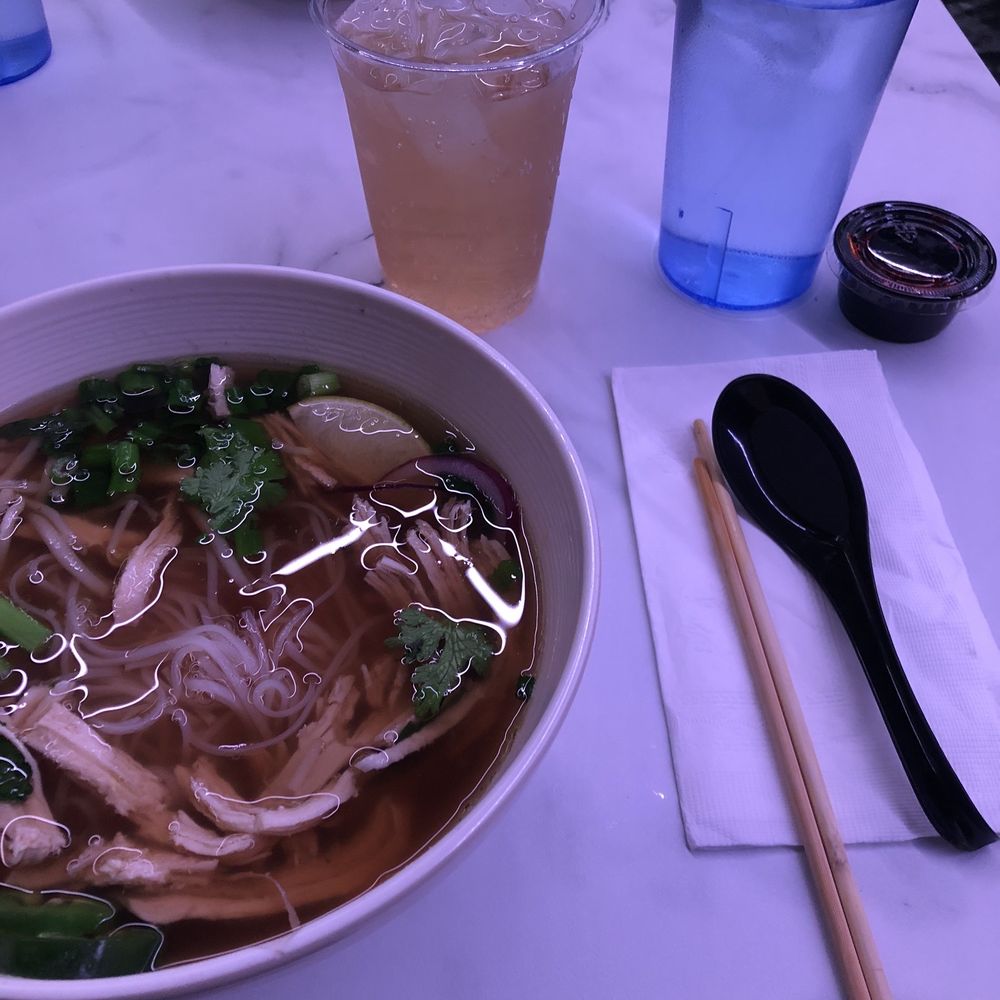 Who Wanna Pho - Chicken P9. Pho Us By Us - White Meat Chicken & ginger ale, side of chili oil you have to ask for - Vietnamese Near Me - Atlanta, Georgia Who Wanna Pho - Chicken P9. Pho Us By Us - White Meat Chicken & ginger ale, side of chili oil you have to ask for - Vietnamese Near Me - Atlanta, Georgia