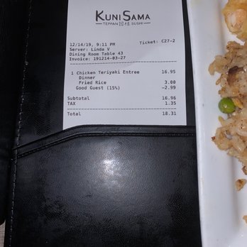 KuniSama - Terrible. - Sushi Bars Near Me - Fresno, California