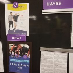 Anytime Fitness - Info board