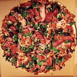The Oven - The "Wistow" with added spinach.