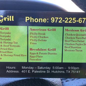 The Grill - Menu - Asian Fusion Near Me - Hutchins, Texas The Grill - Menu - Asian Fusion Near Me - Hutchins, Texas