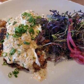 MESSHALL - Crabcake Hash. So good - Breakfast & Brunch Near Me - Los Angeles, California