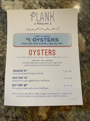 Menu photo 8 Plank Provisions Omaha, NE Menu photo 8 Plank Provisions Omaha, NE