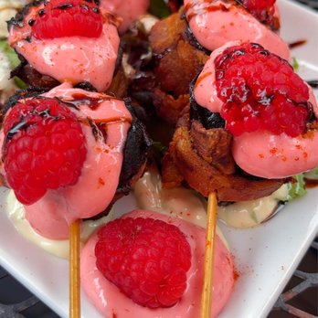 Rascals Tavern - Devils on horseback (bleu cheese dates wrapped in bacon) - Bars Near Me - Greensboro, North Carolina