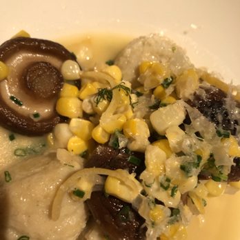 Plough - My personal favorite! Dumplings with goat cheese... Resch corn, lemon grass... - Tapas/Small Plates Near Me - Lancaster, Pennsylvania