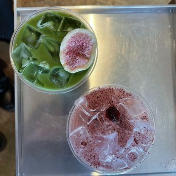Yala Coffee - fig matcha sour cherry soda - Coffee & Tea Near Me - Silver Lake, California Yala Coffee - fig matcha sour cherry soda - Coffee & Tea Near Me - Silver Lake, California