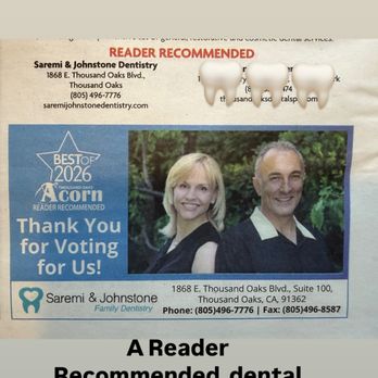 Saremi & Johnstone Dentistry - General Dentistry Near Me - Thousand Oaks, California Saremi & Johnstone Dentistry - General Dentistry Near Me - Thousand Oaks, California