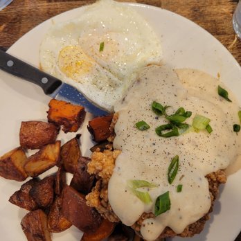 Bruncheonette - Chicken fried steak, potatoes, eggs - Breakfast & Brunch Near Me - Spokane, Washington