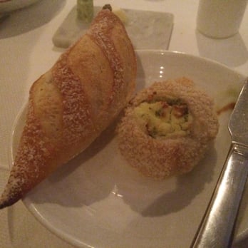 Spago - Baguette and garlic cheese bread. - New American Near Me - Beverly Hills, California