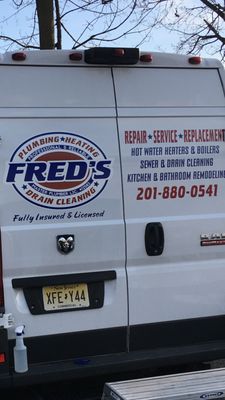 Fred's Plumbing and Heating Logo