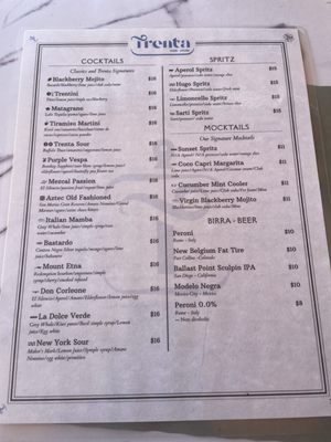 Menu photo 2 Trenta Pizza & Cucina Costa Mesa, CA Menu photo 2 Trenta Pizza & Cucina Costa Mesa, CA